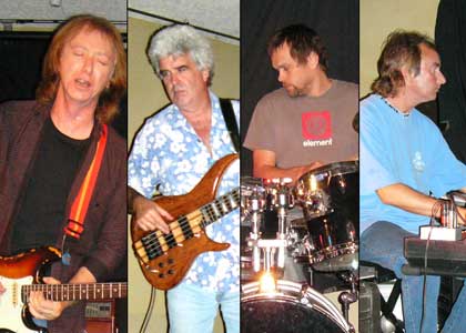 Dennis Wilson Band circa 2005: Greg Lyon, David Sanders and Alan Park